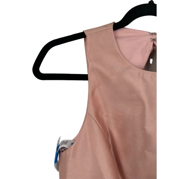 Alfred Sung dress D824 Jewel neck bowed open back trumpet size 6 - Picture 3 of 10